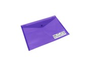 Lommer, Omslag & Registre - SPREE Envelope C4 plastic.12 pcs. clear. PURPLE - 76120