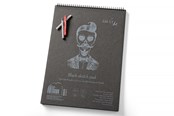 Blokker & Notisbøker - SMLT Drawing pad with BLACK paper. A3. 165g. - SM105-A3