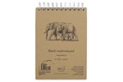 Blokker & Notisbøker - SMLT Drawing pad SKITSE NATUR. BROWN A5. 135g - SM103-A5