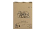 Blokker & Notisbøker - SMLT Drawing pad SKITSE NATUR. BROWN A4. 135g - SM103-A4