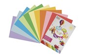 Blokker & Notisbøker - Creative Craft Group A4 pad w. 40 sheets ass. colored paper - CR0028/GE