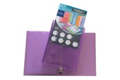Ringpermer & Brevordnere - Viquel Ring binder A4 4R Ø15mm PURPLE - V097295-05
