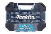 Bormaskin & Bits - Makita Drill and Bit Set - 200 Pieces - E-22610