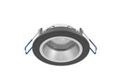 Smarthus - EGLO YEBRA-Z MATTER recessed spot Ø87 RGB/CCT 490lm black/silver - 902298