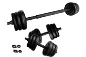 Sport & Fitness - ASG 15 kg Weightlifting Set - ASG4470BLACKONE SIZE