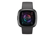 Smartklokke, Smartwatch & Sportsklokke - Fitbit Sense 2 - graphite aluminium - smart watch with infinity band - shadow grey - FB521BKGB-US