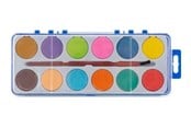 Leketøy - Creative Craft Group Paint tray with 12 colors + brush - 100020
