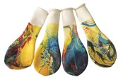 Hobbyartikler - SCANSEASON Balloon Latex marble pattern 23cm 8 pcs - 100255