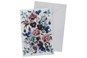 Hobbyartikler - SCANSEASON Card with envelope FLOWERS11*17cm - 100261