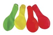 Hobbyartikler - SCANSEASON Balloon Latex neon colors 23cm 10 pcs - 100311