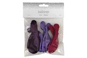 Hobbyartikler - SCANSEASON Balloon 8 pcs. 23 cm. Purple metallic mix - 100840