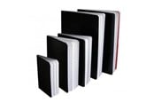 Papir, Fotopapir & Etiketter - BRIGHTOFFICE Notes black wax A5 INDEX - 12028