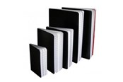 Papir, Fotopapir & Etiketter - BRIGHTOFFICE Notes black wax A6 INDEX - 12031