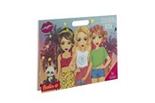 Papir, Fotopapir & Etiketter - Creative Craft Group BESTIES Coloring book 26*35.5cm. 25 sheets+sticks - 140004
