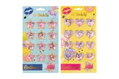 Hobbyartikler - Creative Craft Group BESTIES Stickers 3D with glitter 12 pcs. - 140013