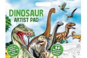Hobbyartikler - Alligator DINOSAURUS Artist Pad A3 Coloring Book - 2443