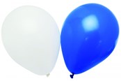 Hobbyartikler - SCANSEASON Balloon blue and white 12 pcs. 23cm. - 253011