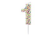 Hobbyartikler - SCANSEASON Light with number 1. 7.5cm high - 253171