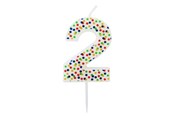 Hobbyartikler - SCANSEASON Light with number 2. 7.5cm high - 253172