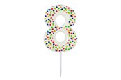 Hobbyartikler - SCANSEASON Light with number 8. 7.5cm high - 253178