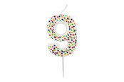 Hobbyartikler - SCANSEASON Light with number 9. 7.5cm high - 253179