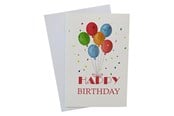 Hobbyartikler - SCANSEASON Card 125*175mm w. BALLOONS - 253182
