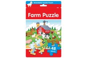 Leketøy - Alligator Puzzle game Puzzle Bag FARM - 3323