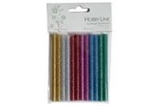 Hobbyartikler - Hobby Mate Glue sticks w/mica ø7.2mm 10cm 6x2ass. - 552125