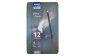 Hobbyartikler - SPREE Colored pencil in metal box.12 pcs. - 57212