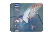 Hobbyartikler - SPREE Colored pencil in metal box.24 pcs. - 57214