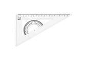 Hobbyartikler - SPREE Triangle with protractor. 30-60-90-90 215mm - 78010