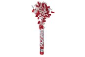 Hobbyartikler - SCANSEASON Twist confetti 30cm red/white confetti - 791486