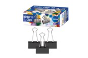 Hobbyartikler - CENTRUM Foldback clamps 12 pcs. 25mm - 80245