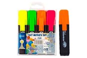Skrive- & Tegneverktøy - CENTRUM Highlighter 1-5mm. 4ass. colors - 80469