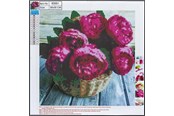 Hobbyartikler - CENTRUM Diamond Painting 30*30cm. FLOWERS - 80881