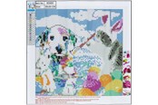 Hobbyartikler - CENTRUM Diamond Painting 30*30cm. DOGS - 80885