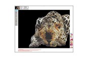 Hobbyartikler - CENTRUM Diamond Painting 40*50cm. LEOPARD - 80903