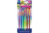 Hobbyartikler - CENTRUM Brushes 6 pcs. on blister card. - 80940