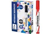 Skrive- & Tegneverktøy - CENTRUM Whiteboard marker 2-5 mm. RED - 80979