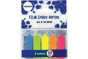 Hobbyartikler - CENTRUM Indeksfaner 45*12mm 5 neonfarver ass. - 83506
