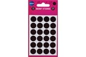 Hobbyartikler - Hobby Mate Magnets self-adhesive ø13mm. 48 pcs. - 86691