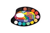 Hobbyartikler - CENTRUM Paint tray 12 colors + brush. - 87501