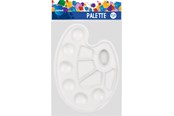 Hobbyartikler - CENTRUM Palette for paint. 22*17cm. 10 compartments - 87502