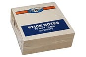 Papir, Fotopapir & Etiketter - CENTRUM StickNotes 75*75mm. 400 sheets. Pastel yellow - 88543