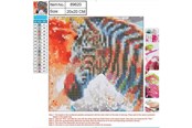 Hobbyartikler - CENTRUM Diamond Painting 20*20cm. Zebra - 89620