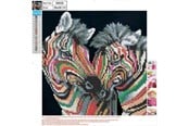 Hobbyartikler - CENTRUM Diamond Painting 30*30cm. ZEBRAER - 89626