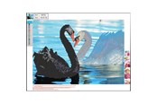 Hobbyartikler - CENTRUM Diamond Painting 30*40cm. Swans - 89753
