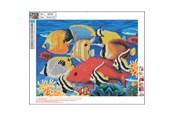 Hobbyartikler - CENTRUM Diamond Painting 40*50cm. FISH - 89758