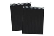 Papir, Fotopapir & Etiketter - BRIGHTOFFICE College block A6. LIN. BLACK PP 100 sheets - 97354