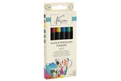 Hobbyartikler - Creative Craft Group Tusser til porcelæn og glas 6 stk - AR0138/GE
